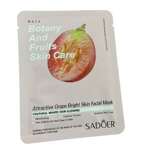 Sadoer (3) Attractive Grape Bright Skin Facial Mask Botany and Fruits Skin Care
